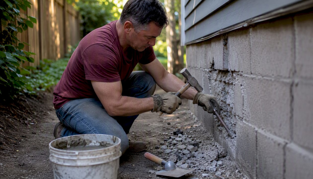 Read more about the article Concrete Block Repair: A Practical Guide for Homeowners