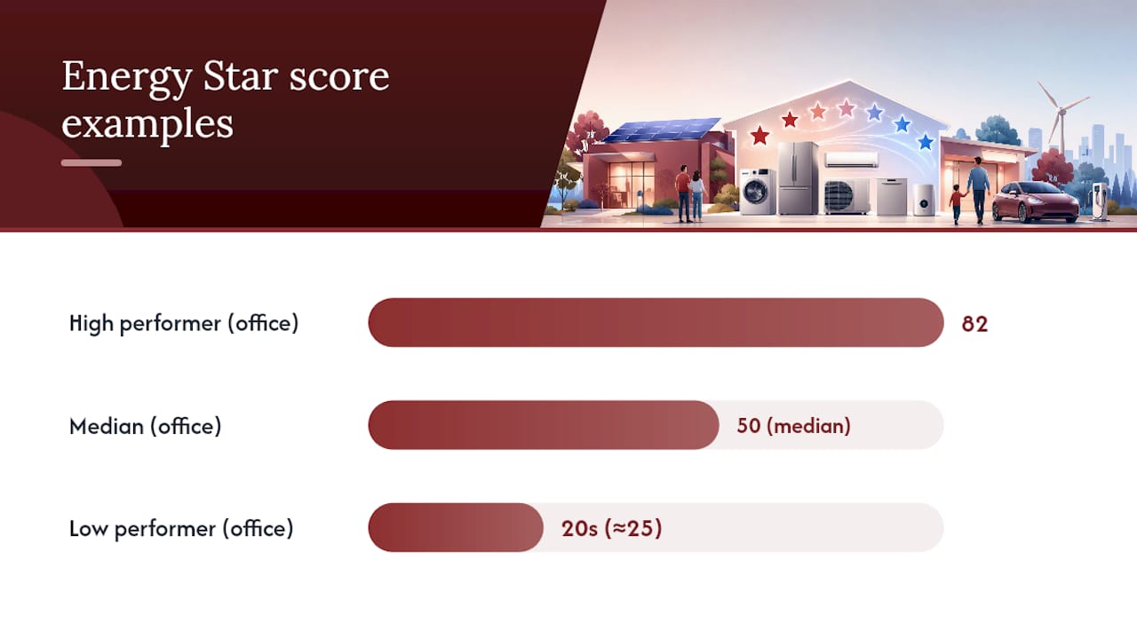 What Does a Building's 1–100 Energy Star Score Mean? — overview diagram