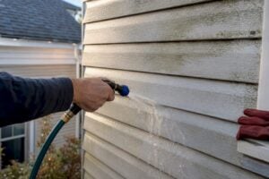 Read more about the article Homeowners: 15 Minute Wash Test to Diagnose Siding Color Fade