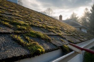 Read more about the article Homeowners: Roof Moss Removal That Won’t Void Your Shingle Warranty