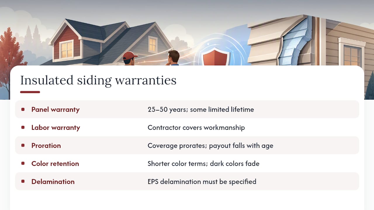 How Long Does Insulated Vinyl Siding Last, and What Do Warranties Cover? — overview diagram