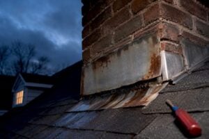 Read more about the article Homeowners: Diagnose Chimney Roof Leaks, Avoid Caulk Only Repairs
